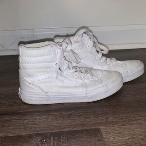 Vans Kids White High-Top Sneakers